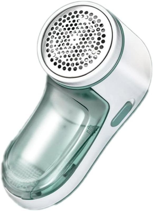 Photo 1 of Portable Fabric Shaver Lint Remover Sweater Defuzzer Battery Powered with Upgraded 3- Large Trash Bin Pilling Trimmer for Clothes