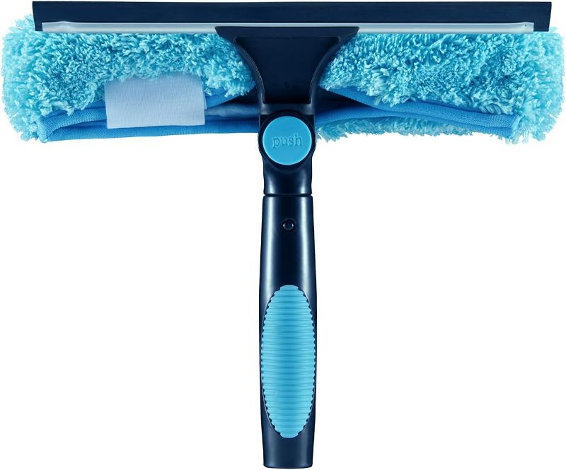 Photo 1 of 11" Window Squeegee and Microfiber Scrubber 2-in-1 Combo Cleaning Tools (Attachement Only) (1)