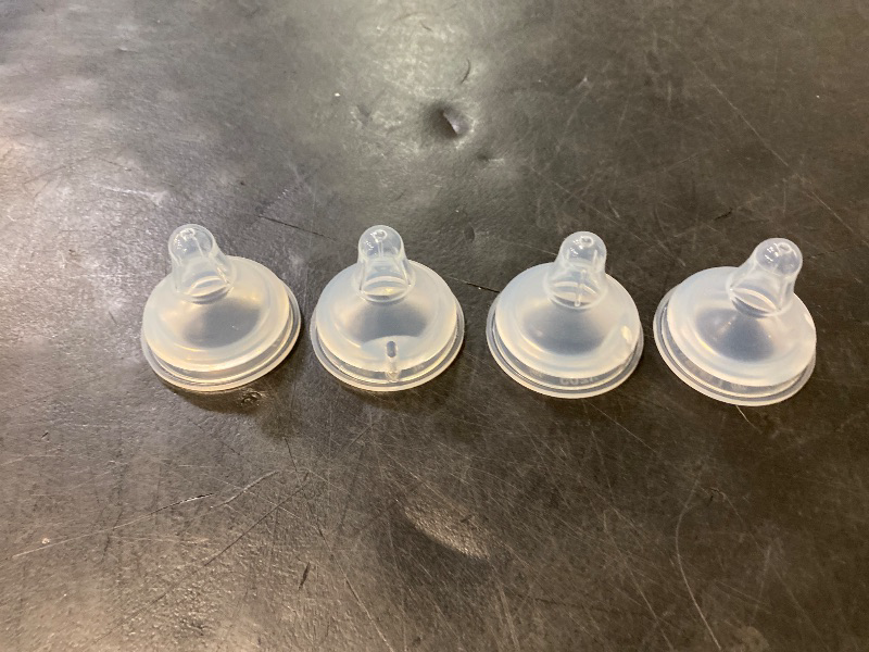 Photo 1 of Lansinoh NaturalWave Baby Bottle Nipples, Medium Flow, Size M, 3+ Months, 4 Count – 100% Soft, Durable Silicone, Made Without BPA BPS, Anti-Colic, Supports Baby’s Developing Mouth and Teeth
