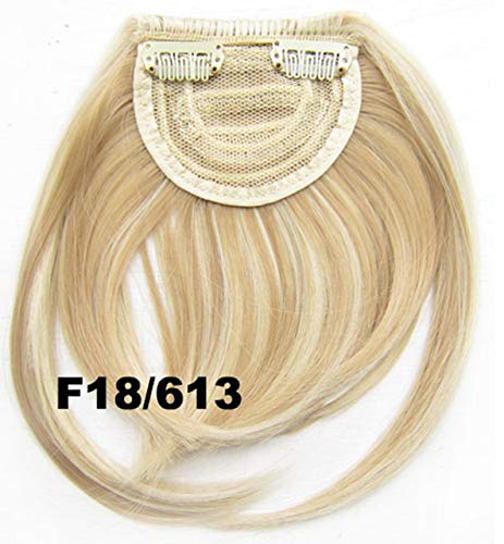 Photo 1 of Front Hair Fringe Clip In On Hair Bang Heat Resistance Synthetic Fringe Hair 32 Kinds Of Colours Available 4Pcs/Lot B3 Color F18 613