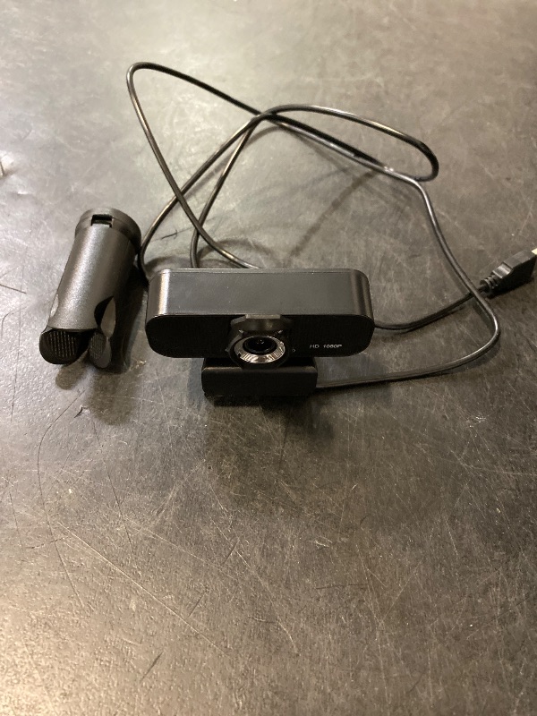 Photo 1 of Full HD Webcam with Built-in Microphone and Rotatable Tripod, 1080P Video and Wide Angle Camera, Privacy Cover, for Desktop PC or Laptop Computer