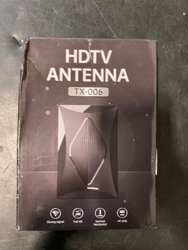 Photo 1 of 360° Reception TV Antenna with Amplifier – Compatible with All TVs, 4K/1080p, Indoor & Outdoor