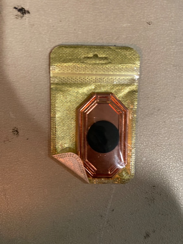 Photo 1 of 4-in-1 Rose Gold Magnetic Phone Grip Stand with Finger Strap Loop, Removable Ring Holder for iPhone 16/15/14/13/12, Kickstand for Hands-Free View