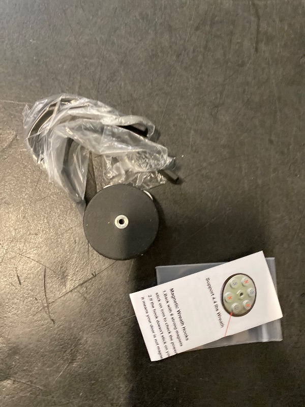 Photo 1 of Magnetic Wreath Hanger for Front Door, Wreath Hook Wreath Holder for Metal Door - Pack of 2