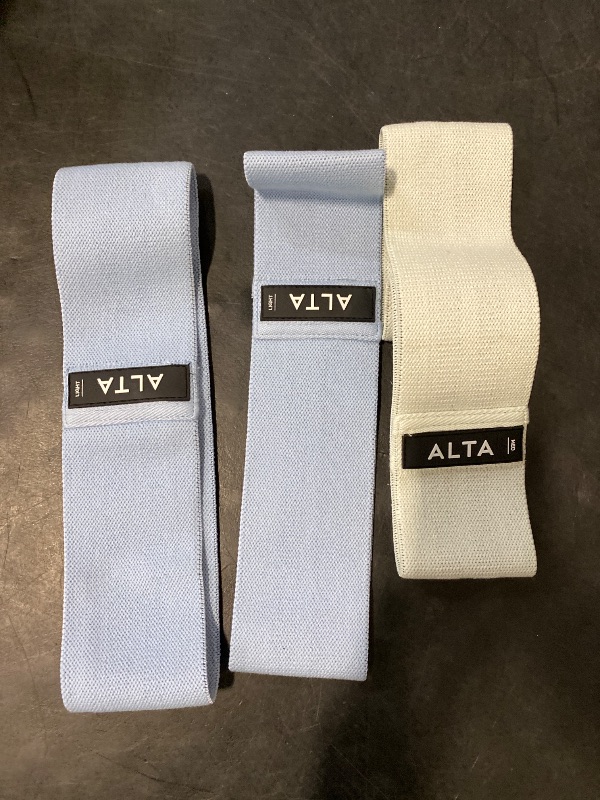 Photo 1 of ALTA Booty Bands for Women - Premium Non-Slip Fabric Resistance Bands for Working Out - Cloth Resistance Bands for Legs, Fabric Exercise Bands, Leg Bands for Working Out Women, Looped Hip Bands Set