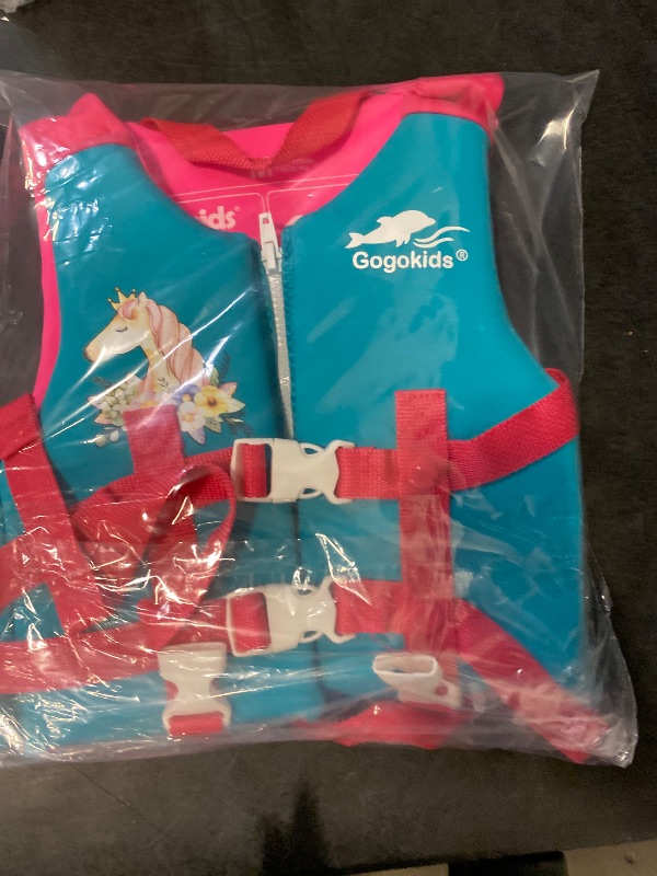 Photo 1 of Size M 3-6 Gogokids Kids Swim Vest Life Jacket, Float Suit Children Flotation Buoyancy Swimsuit Swimwear Swimming Learning for Children, Pink