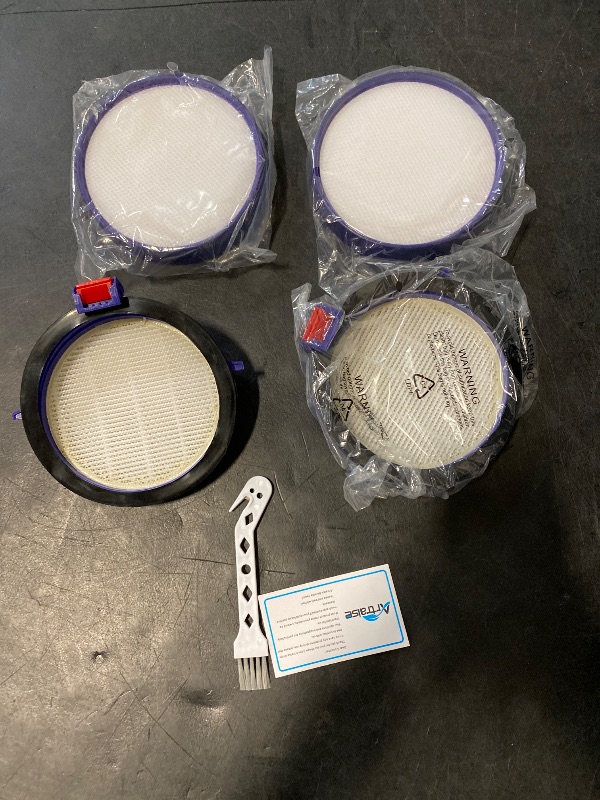Photo 1 of Filter Replacement Parts for Dyson DC25 Ball Vacuum Cleaner, 2 Pre-Motor Filters & 2 Post Motor HEPA Filters, Fits All DC25 Models -Compare to Part # 919171-02 and 916188-06