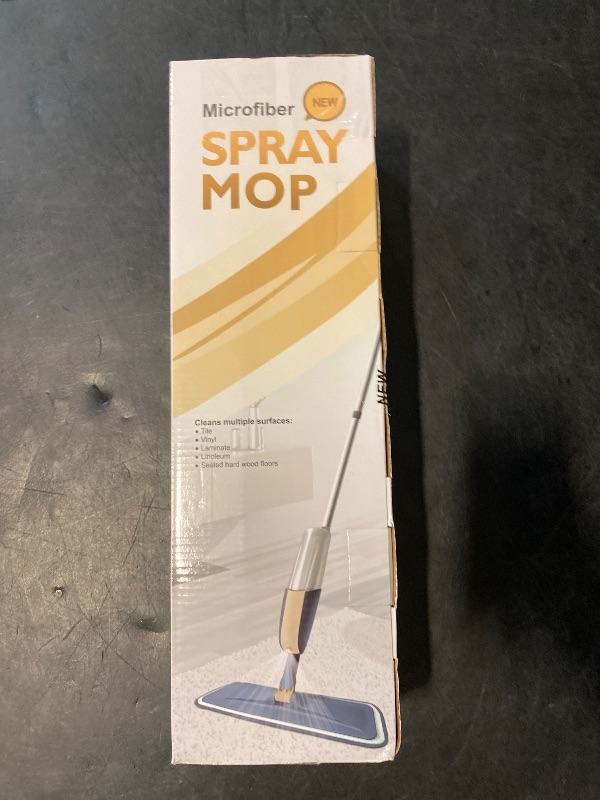 Photo 1 of Microfiber Spray Mops for Hardwood Floor Cleaning - MEXERRIS Wet Jet Mops Dry Dust Mop with 3X Washable Pads fit for Swiffer Powermop Floor Mop Flat Mops for Wood Laminate Tile Vinyl F