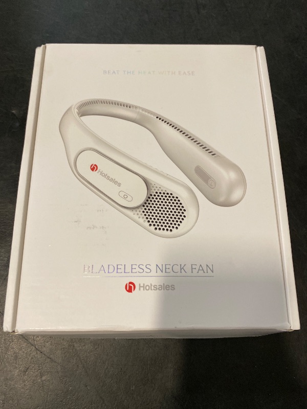 Photo 1 of Neck Fan, Hands Free Bladeless Neck Fans Portable Rechargeable, 6000 mAh Battery Operated Wearable Personal Fan, Cooling Neck Fan, 3 Speeds, USB Fan Gifts for Men, Women, Travel, Outdoor