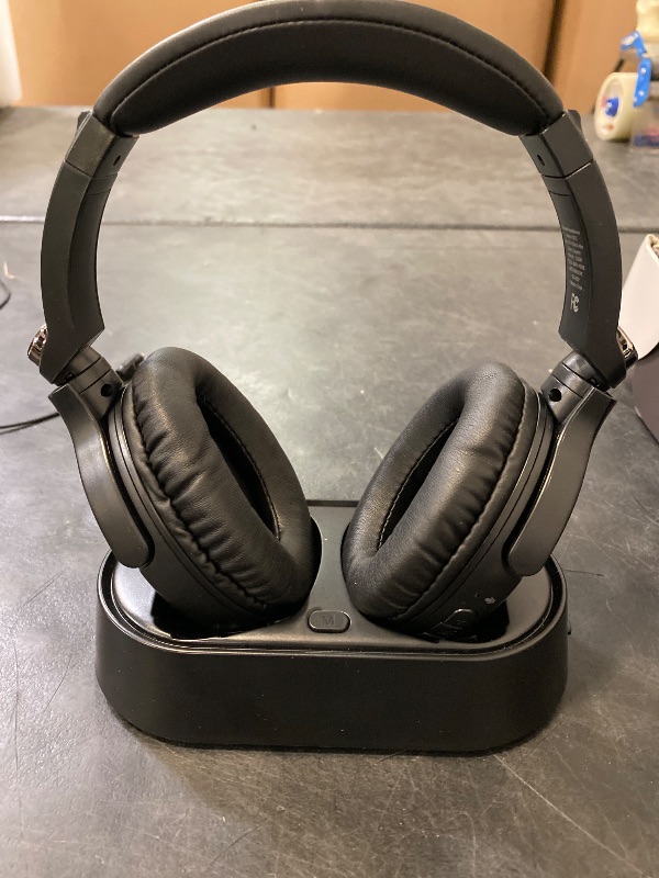 Photo 1 of Wireless Headphones for TV, TV Headphones Wireless for Seniors with Transmitter Charging Base, Perfect Audio Sync, Ideal Gift for The Mom, Seniors, Parents