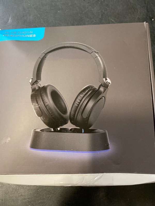 Photo 1 of Wireless Headphones for TV, TV Headphones Wireless for Seniors with Transmitter Charging Base, Perfect Audio Sync, Ideal Gift for The Mom, Seniors, Parents
