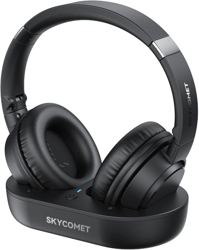 Photo 1 of Wireless Headphones for TV, TV Headphones Wireless for Seniors with Transmitter Charging Base, Perfect Audio Sync, Ideal Gift for The Mom, Seniors, Parents