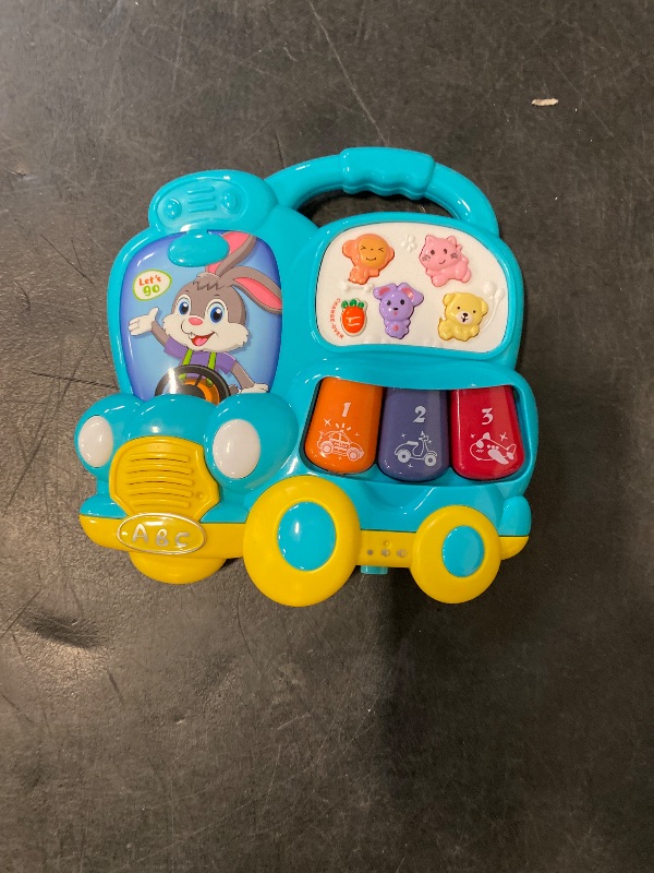Photo 1 of Baby Piano Toy, 6-12 Months Light Up Music Baby Toys For0 3 6 9Months, Early Education Puzzle Boys Girls Gifts (Car)