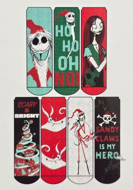 Photo 1 of 4-10 Nightmare Before Christmas 7 Days of Cozy Crew Socks - Assorted Color 