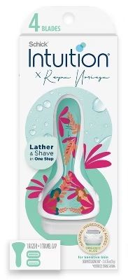 Photo 1 of Schick Intuition Reyna Womens Razor - 1 Razor Handle and 2 Refills - 3ct Factory Sealed 