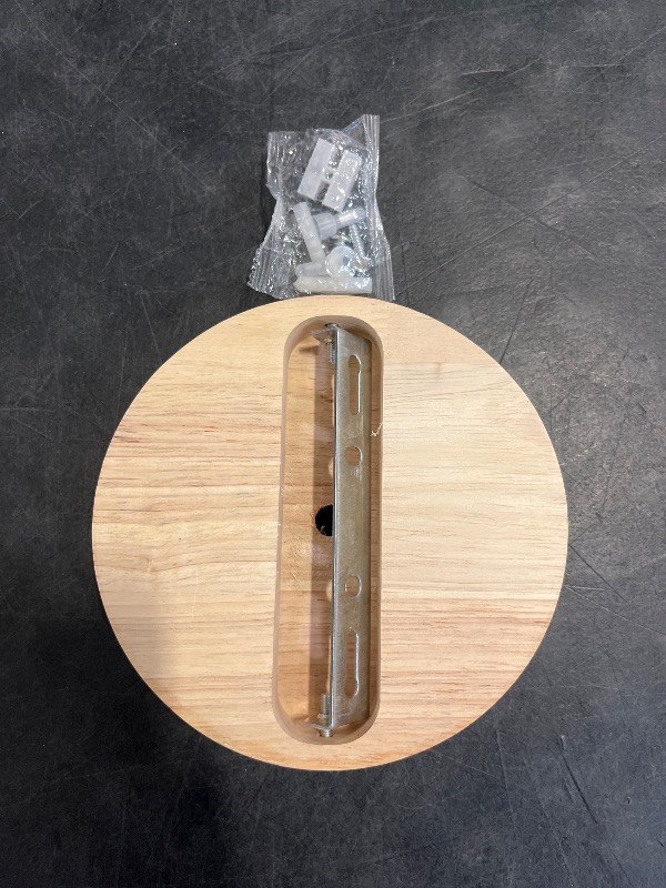 Photo 1 of Arturesthome Wood Canopy Kit with Hardware, Handmade Natural Ceiling Plate for Pendant Light or Hanging Lights, DIY Ceiling Canopy - 15cm