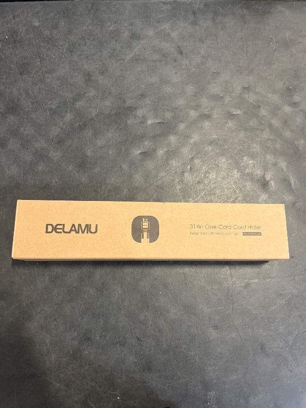 Photo 1 of Delamu Cable Hider, 314in Cord Covers for Wires on Wall, One-Cord Cord Hider, Paintable Wire Hiders Wire Covers for Cords, Cable Management for Hiding 1-2 Small Wires, 20x L15.7 W0.59 H0.40in, White