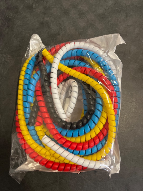 Photo 1 of Dog and Cat Cord Protector 32.8ft Wire Protector Sleeve Covers for Cord Protects Your Pets from Chewing Through Insulated Cables 5 PCS/Pack 32.8ft in Total 10mm Width by FUNZON