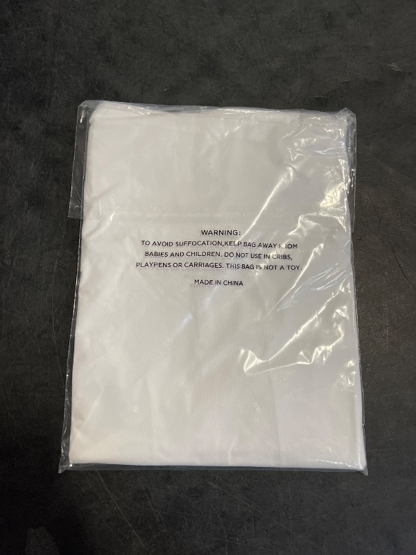 Photo 1 of Niagara 2 Pack Waterproof Pillow Protectors Queen 20x30 Inches Smooth Zipper Premium Encasement Covers Quiet Cases Set White