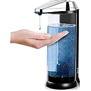 Photo 1 of Secura 17oz Automatic Liquid Soap Dispenser, Touchless Battery Operated Hand Soap Dispenser with Adjustable Soap Dispensing Volume Control Dial, Personal Care Dispenser for Household Use (Chrome)