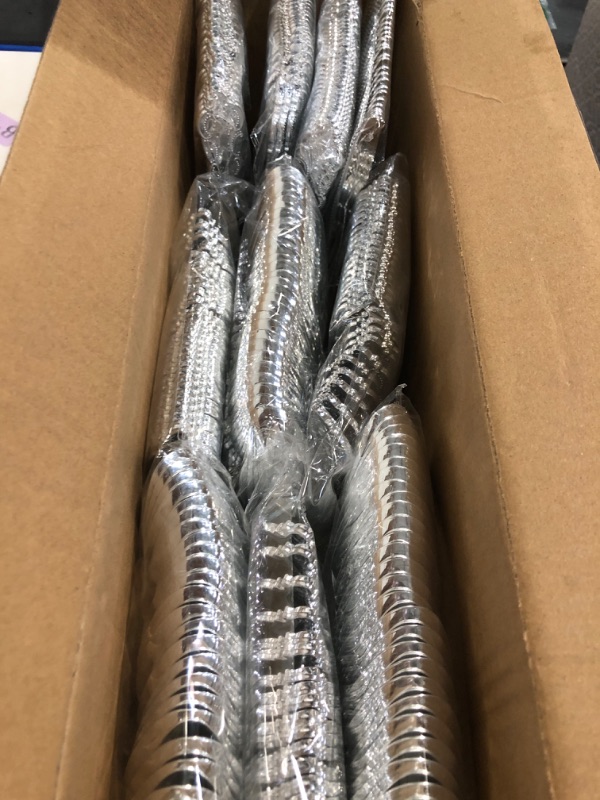 Photo 1 of *NO FORKS EXTRA SPOONS** Supernal 360pcs Plastic Silverware, Silver Disposable Cutlery,Silver Plastic Silverware include 120 Plastic Forks, 120 Plastic Spoons, 120 Plastic Knives, Perfect for Birthday,Party,Wedding
