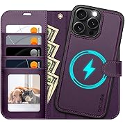 Photo 1 of OCASE for iPhone 16 Pro Max Case Detachable Wallet Case with Card Holder, 2 in 1 Pu Leather Flip Folio with RFID Blocking Stand Wrist Strap Shockproof Phone Cover 6.9 Inch 2024, Dark Purple
