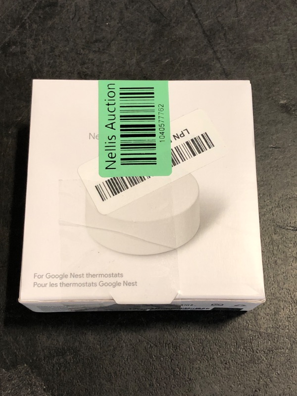 Photo 1 of Google Nest Temperature Sensor- That Works with Nest Learning Thermostat and Nest Thermostat E - Smart Home, White