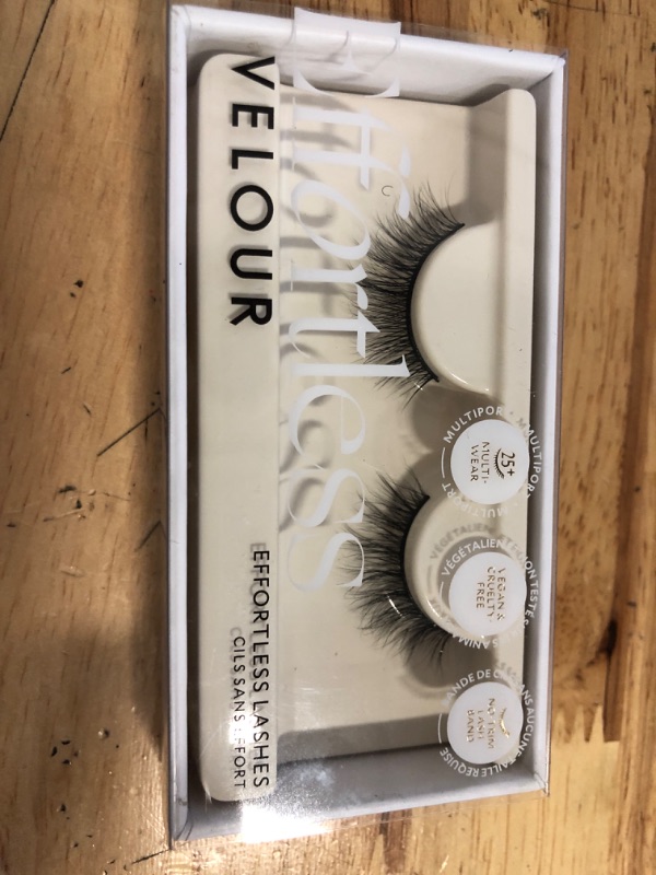 Photo 1 of Velour Effortless Lashes, Natural Looking False Eyelashes, Fluffy & Lightweight No Trim Eyelashes, Reusable Fake Lashes For All Eye Shapes, Vegan & Cruelty-Free, Lash Glue not Included (Minimalist)