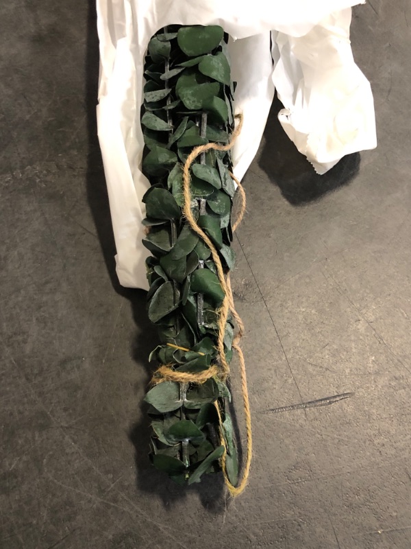 Photo 1 of 10 Pcs Real Dried Eucalyptus for Shower & Decor, 17" Real Fresh Hanging Eucalyptus Stems, Vase Filler for Bathroom, Wedding & Flowers Arrangement