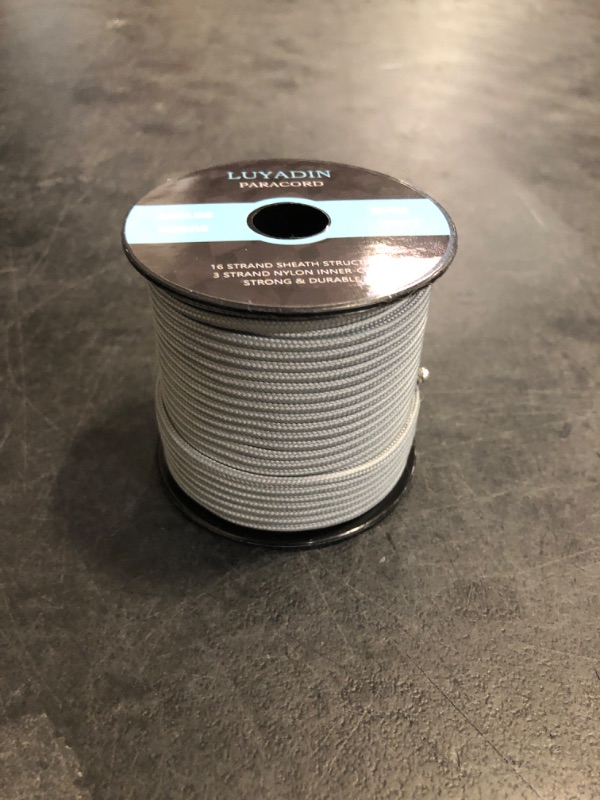 Photo 1 of LUYADIN Paracord 240lb - Diameter 2mm Micro Utility Cord -3 Strand Parachute Spool Cord - 100ft 200ft,Paracord for Camping,Hiking,Fishing,Outdoor and DIY