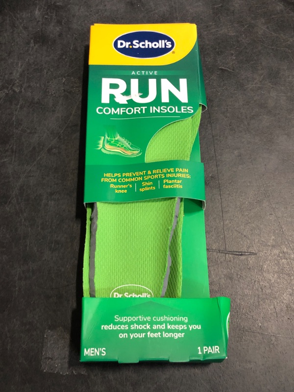 Photo 1 of Dr. Scholl's® Run Active Comfort Insoles,Men's, 1 Pair, Trim to Fit Inserts