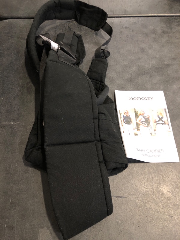 Photo 1 of Momcozy Baby Carrier - Ergonomic, Cozy and Lightweight Carrier for 7-44lbs, Effortless to Put On, Ideal for Hands-Free Parenting, Enhanced Lumbar Support, Purehug for Infant to Toddler, Black