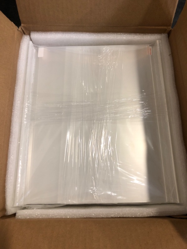 Photo 1 of EHWINE 10 Pack Acrylic Sign Holder 8.5 x 11 Horizontal, Double-Sided Stand up Table Top Sign Holders, Clear Acrylic Picture Frame Menu Flyer Paper Holder Display Stand for Office Business Store Wedding Party