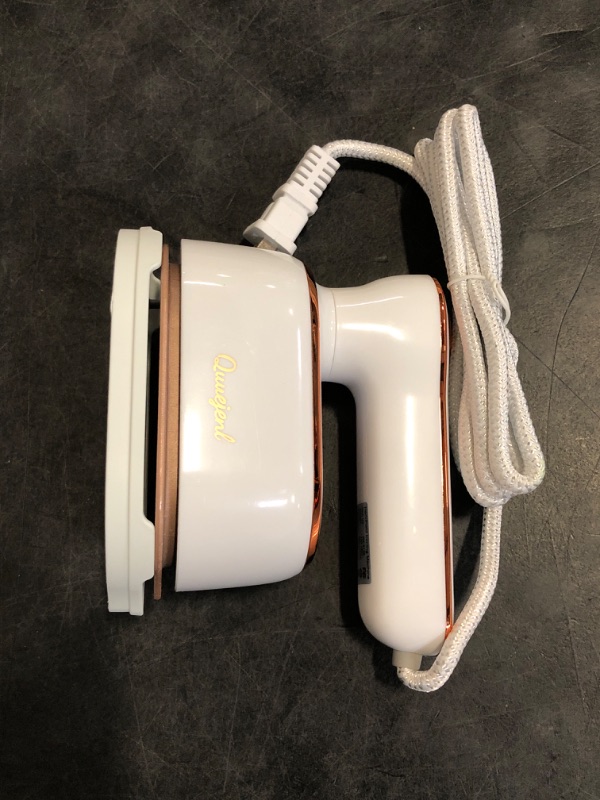 Photo 1 of Travel Steamer Iron for Clothes Mini - Portable Ironing Machine Travel Small Size Portable Steamer Travel College Dorm Home Essentials Steamer for Clothes(White)