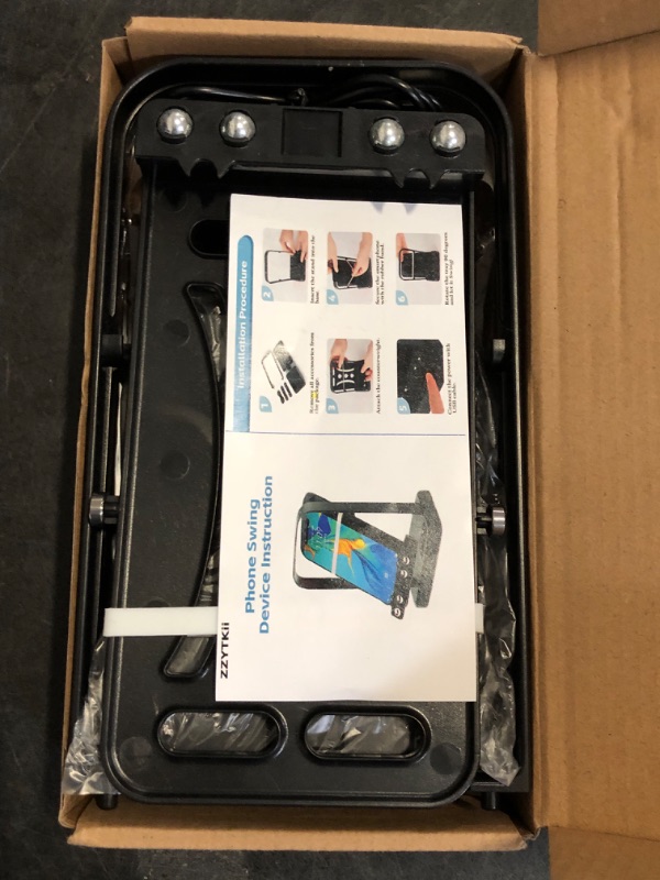 Photo 1 of [2025 Version] Phone Swing for Step Counter,Quick Step Earning Device, (Support 2 Phones) [Mute Version],Compatible with IOS and Android,Slient Mode