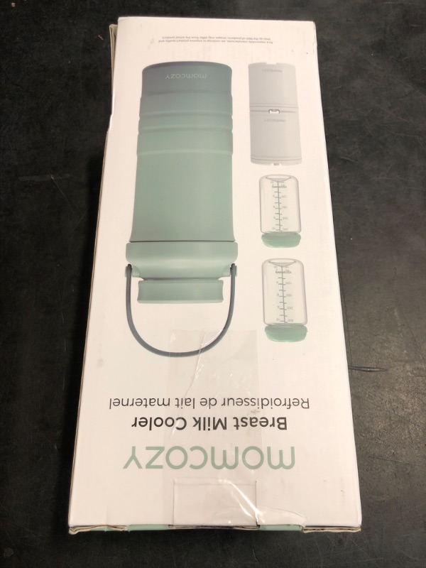 Photo 1 of Momcozy 22oz Portable Breast Milk Cooler for Outdoor, Life Saver with 360° Total Cooling for 24 Hours, Larger Capacity Travel Breastmilk Chiller with 2pcs Baby Bottles for Breastmilk Storage, Green