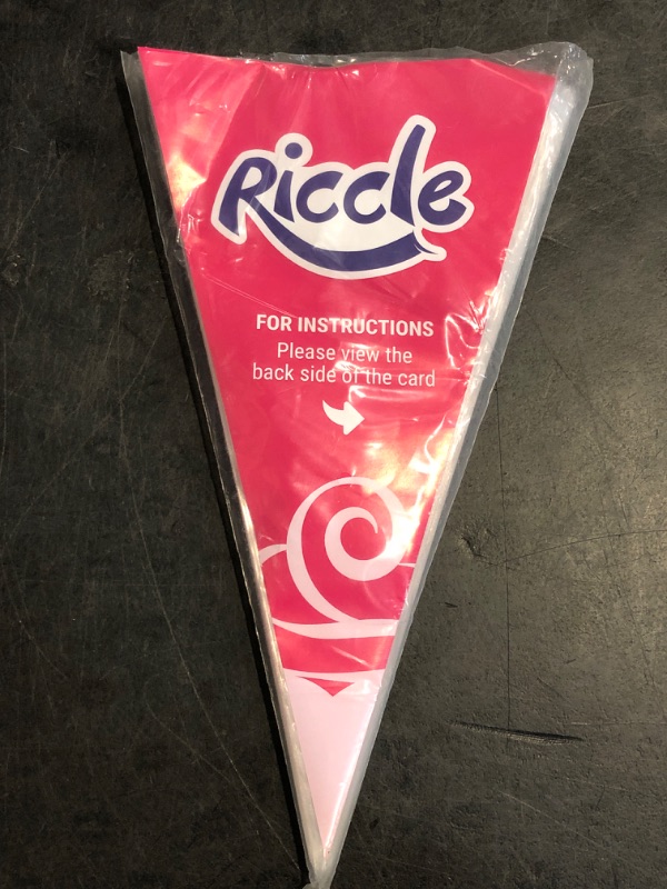 Photo 1 of Riccle Disposable Piping Bags 12 Inch - 100 Anti Burst Pastry Bags - Icing Piping Bags for Frosting - Ideal for Cakes and Cookies Decoration