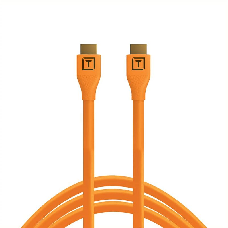 Photo 1 of Tether Tools TetherPro HDMI 2.0 to HDMI 2.0, 15' (4.6m), Orange