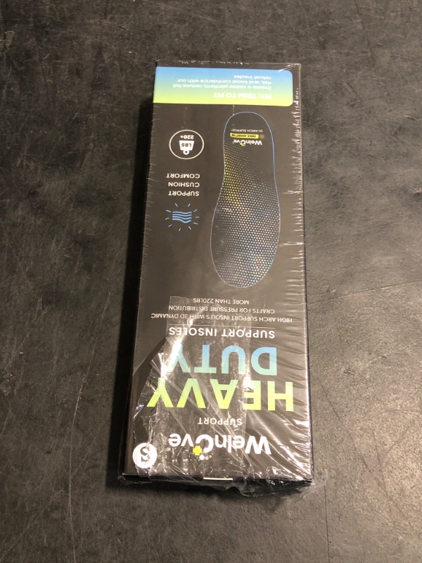 Photo 1 of Work Boot Insoles Plantar Fasciitis - Welnove Heavy Duty Inserts for Pain Fatigue Relief, Standing All Day - High Arch Support Shoe Insoles Orthotic for Flat Feet, Achilles Tendonitis, Men Women (S)