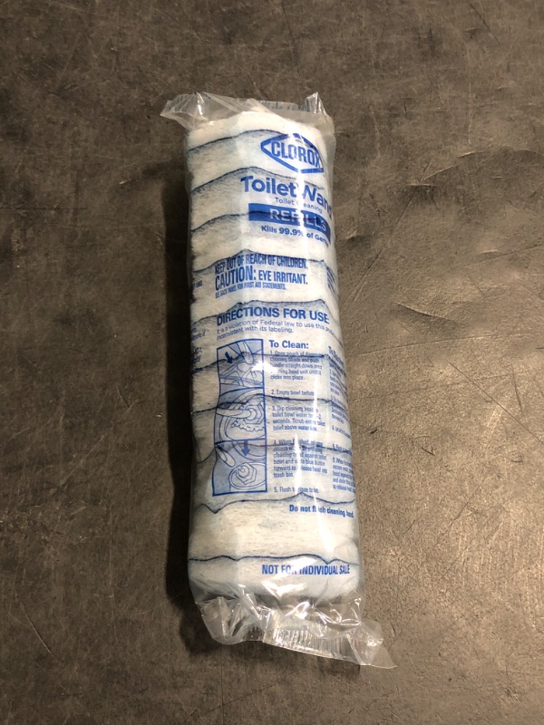 Photo 1 of CLOROX ToiletWand Toilet Cleaning Refills, Disinfecting Scrubbing Pads, 10 Count (Pack May Vary)