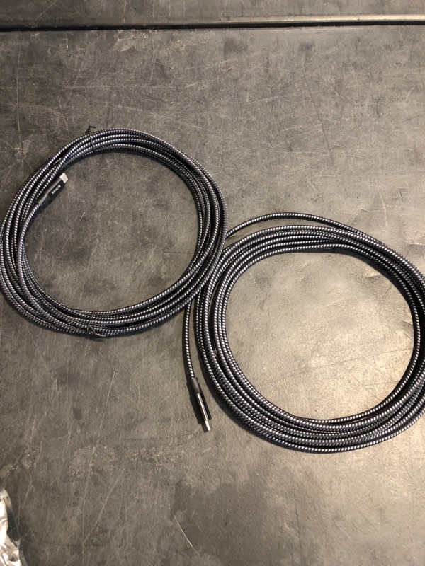 Photo 1 of 16FT Extra Long iPhone Charger Cord, 2-Pack SCRUAK [MFi Certified] 16 Ft USB C to Lightning Cable Fast Charging Nylon Braided iPhone Charger Cable for iPhone 14/14 Pro/14 Pro Max/13/12, iPad, AirPods.