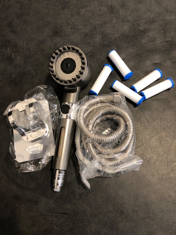 Photo 1 of Ion Drops Filtered Showerhead with Hose - Handheld Shower Head for Enhanced Water Ionization