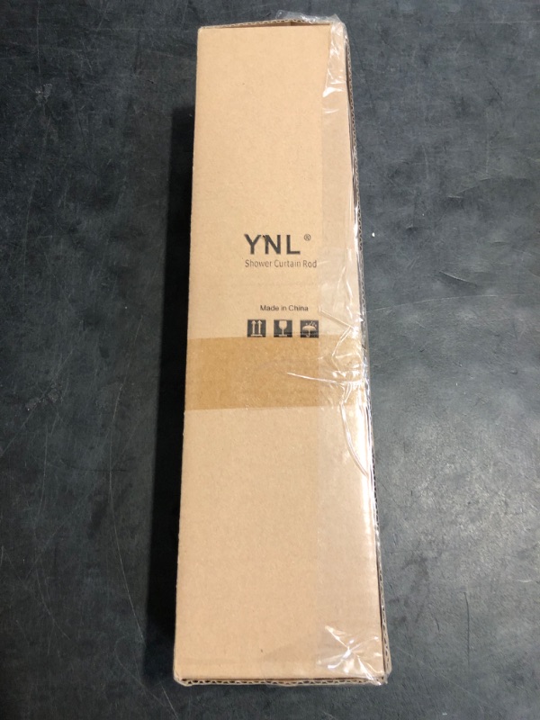 Photo 1 of YNL Shower Curtain Rod 34-82 Inches (2.8-6.8ft) Adjustable Spring Shower Rod No Drilling, Non-Slip, Never Rust, Stainless Steel, Suitable for Bathroom Window Living room, Gold