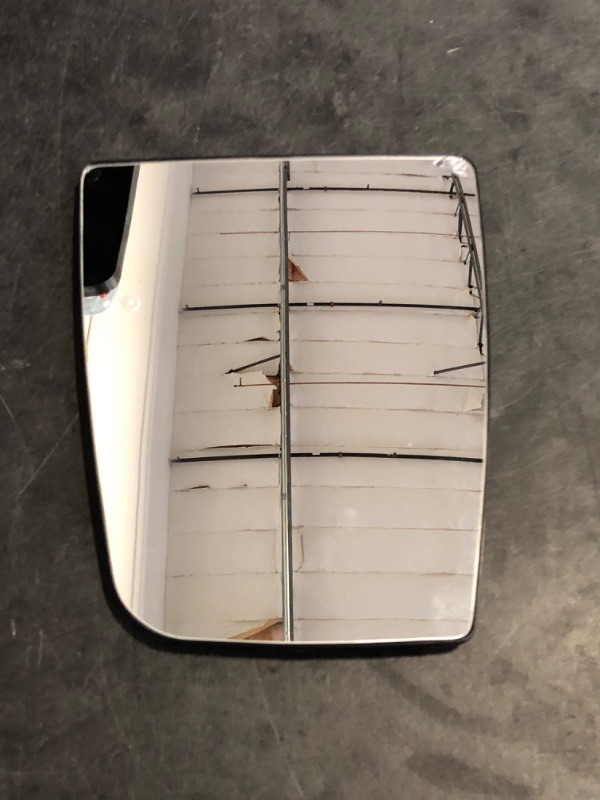 Photo 1 of Passenger Right Side Upper Rearview Convex Heated Mirror Glass With Rear Holder Fits for 2015-2022 Ford Transit-150 250 350 HD for CK4Z17K707B CK4Z17K707D