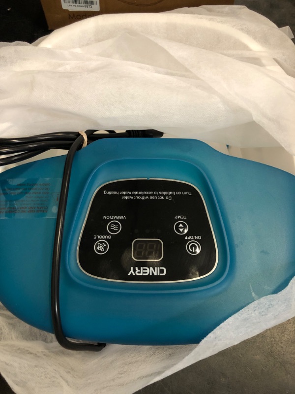 Photo 1 of FIAHNG Foot Spa Massager with Heat, Bubbles, Vibration & Pedicure Foot Spa Massager for Feet Stress Relief