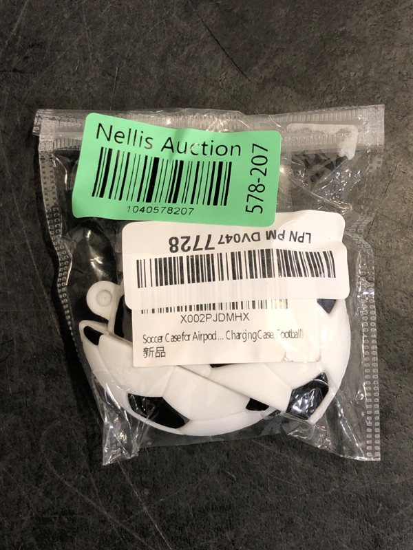 Photo 1 of TYOROY 3D Soccer Case for Airpod 1&2,Cute Cartoon Kids Teens Boys Men Lovely Cool Sports Soccer Football Soft Case with Keychain for Airpods 1&2 (Soccer)
