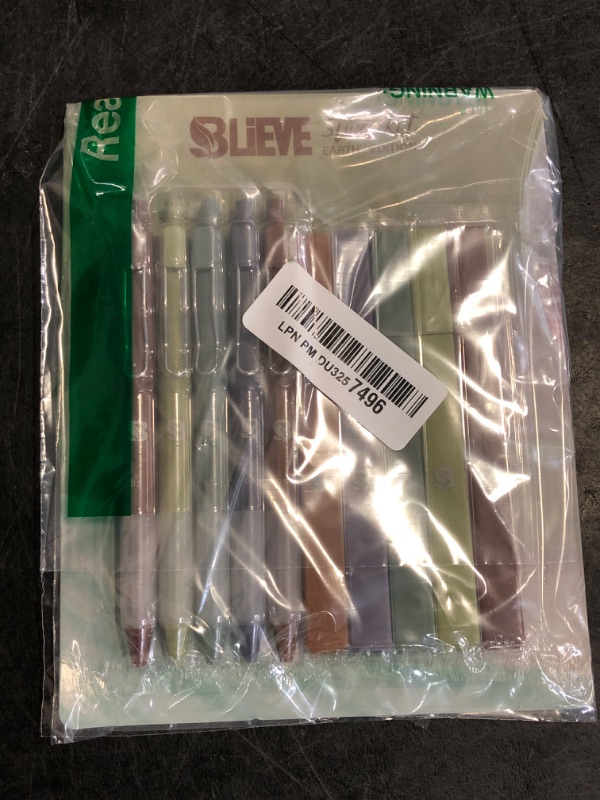 Photo 1 of BLIEVE - Aesthetic Highlighters and Gel Pens With Soft Ink And Tip, Bible Highlighters and Pens No Bleed, Dry Fast Easy to Hold, for Bible Journaling Planner Notes School (Earthy, Multicolor)