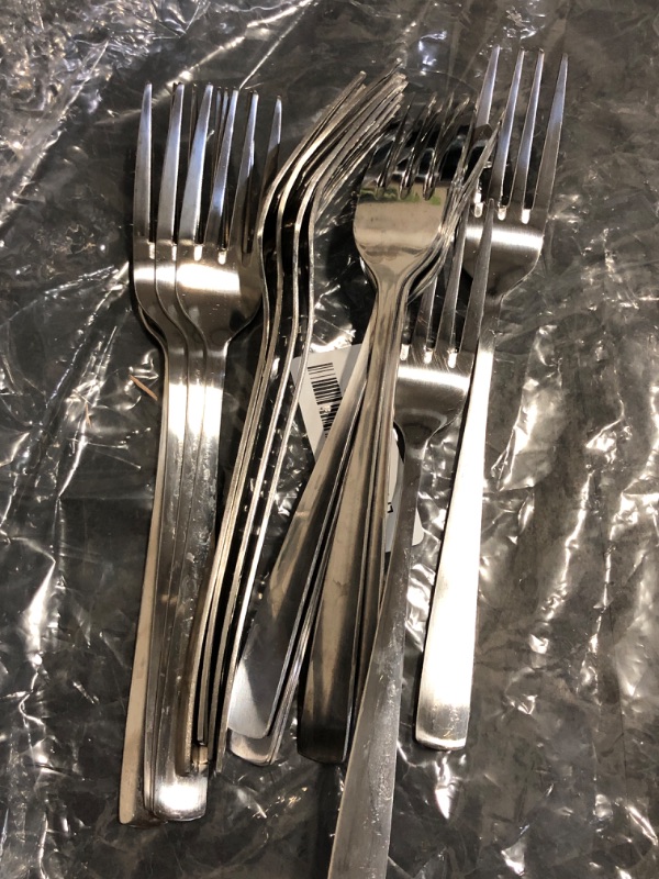Photo 1 of 16 Piece Dinner Forks Set, Food Grade Extra-Fine Stainless Steel Dessert Salad Forks Silverware, Metal Forks for Home Kitchen Restaurant Hotel, 8 Inches, Mirror Finish & Dishwasher Safe