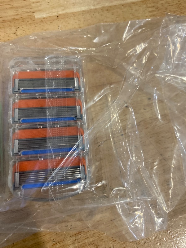 Photo 1 of Gillette Fusion5 Mens Razor Blade Refills, 4 Count, Lubrastrip for a More Comfortable Shave