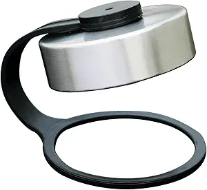 Photo 1 of Lid for Wide Mouth Sport Water Bottle, Fit Hydro Flask, Simple Modren, Replacement Stainless Steel Flat Cap